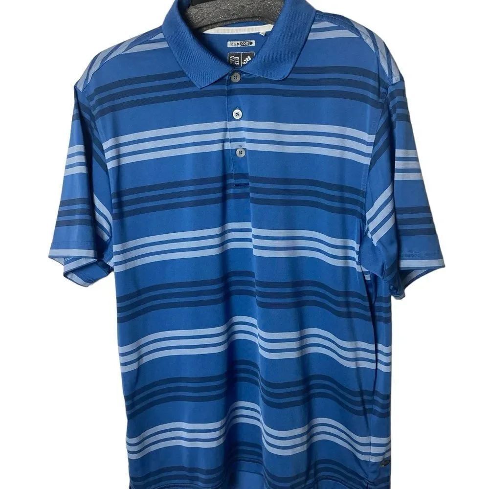 Adidas Shirt Mens Size M Polo/Golf 3 Pocket